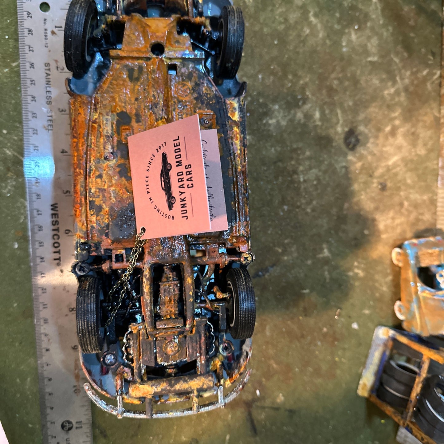 1955 Volkswagen VW Bug Beetle - Barn Find Cars - 1:18 DIECAST - Oval Window