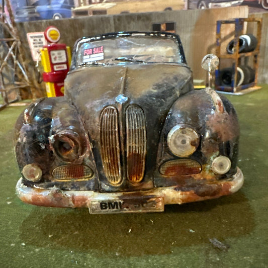 1955 BMW 502 - Barn Find Cars - 1:18 DIECAST - Weathered