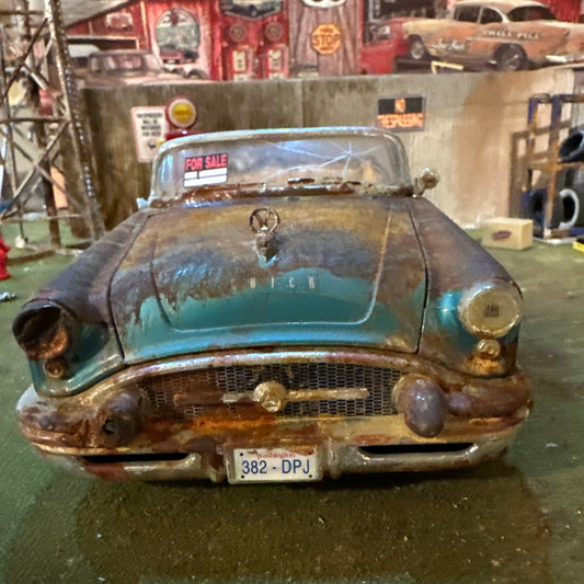 1955 Buick Convertible - Barn Find Cars - 1:18 DIECAST - Weathered