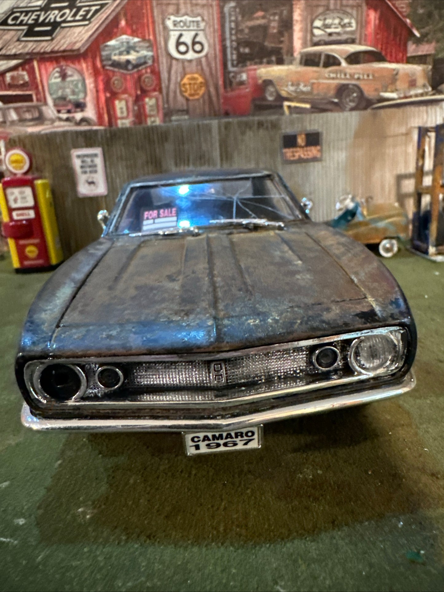 1967 Chevrolet Camaro - Barn Find Cars - 1:18 DIECAST - Weathered