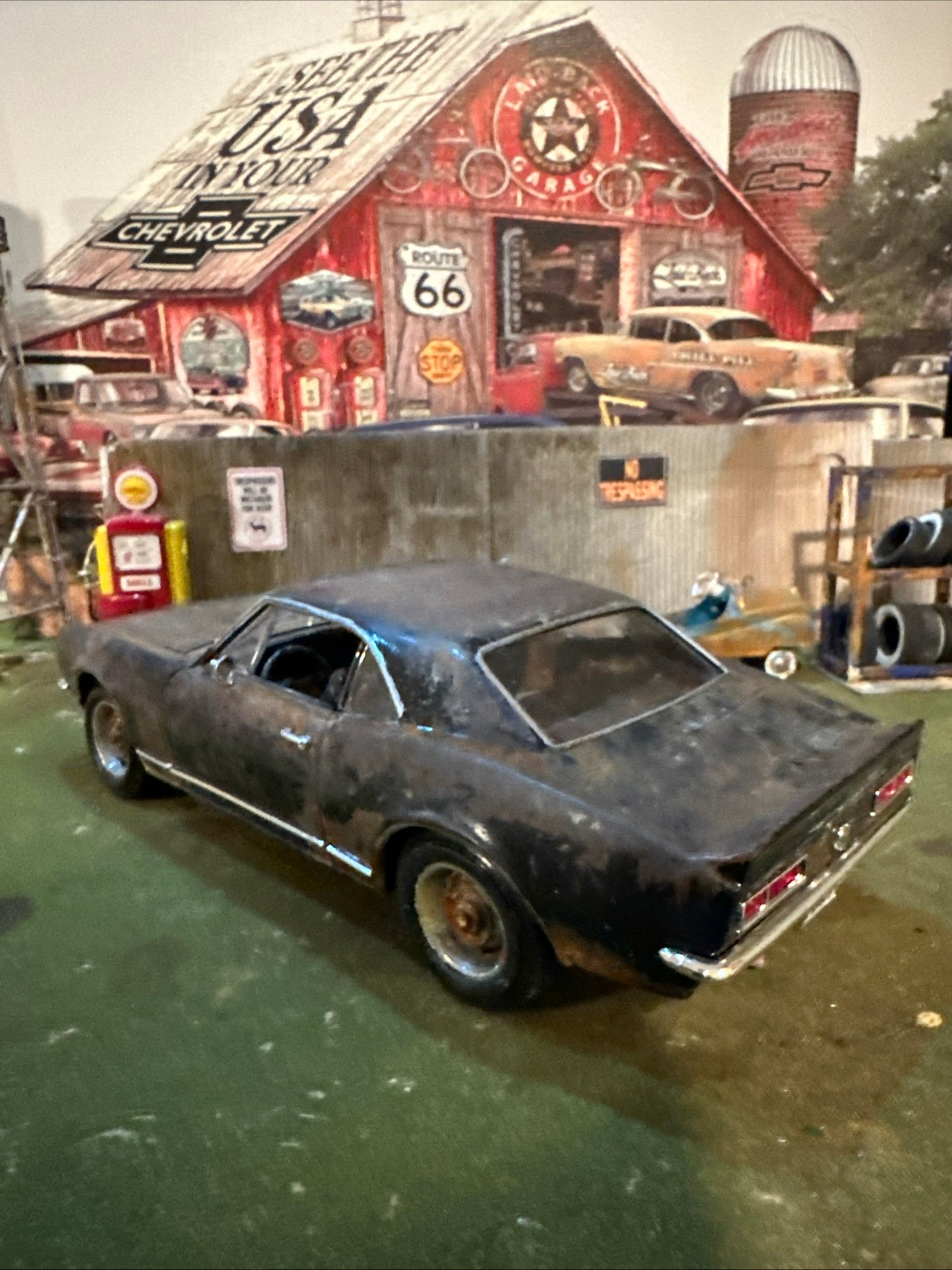 1967 Chevrolet Camaro - Barn Find Cars - 1:18 DIECAST - Weathered