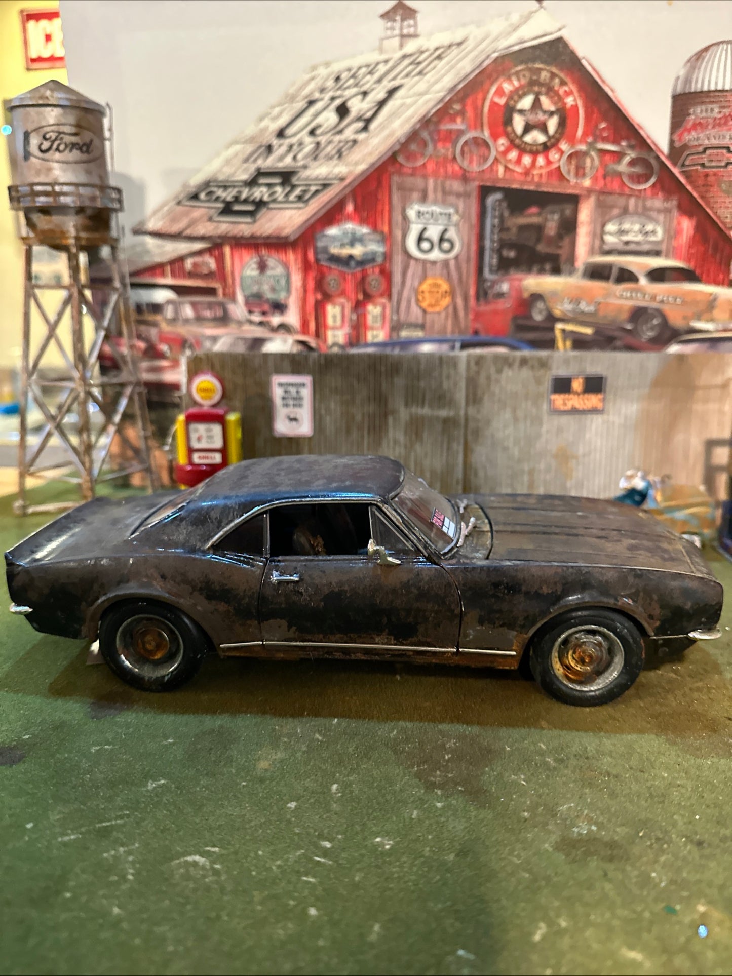 1967 Chevrolet Camaro - Barn Find Cars - 1:18 DIECAST - Weathered