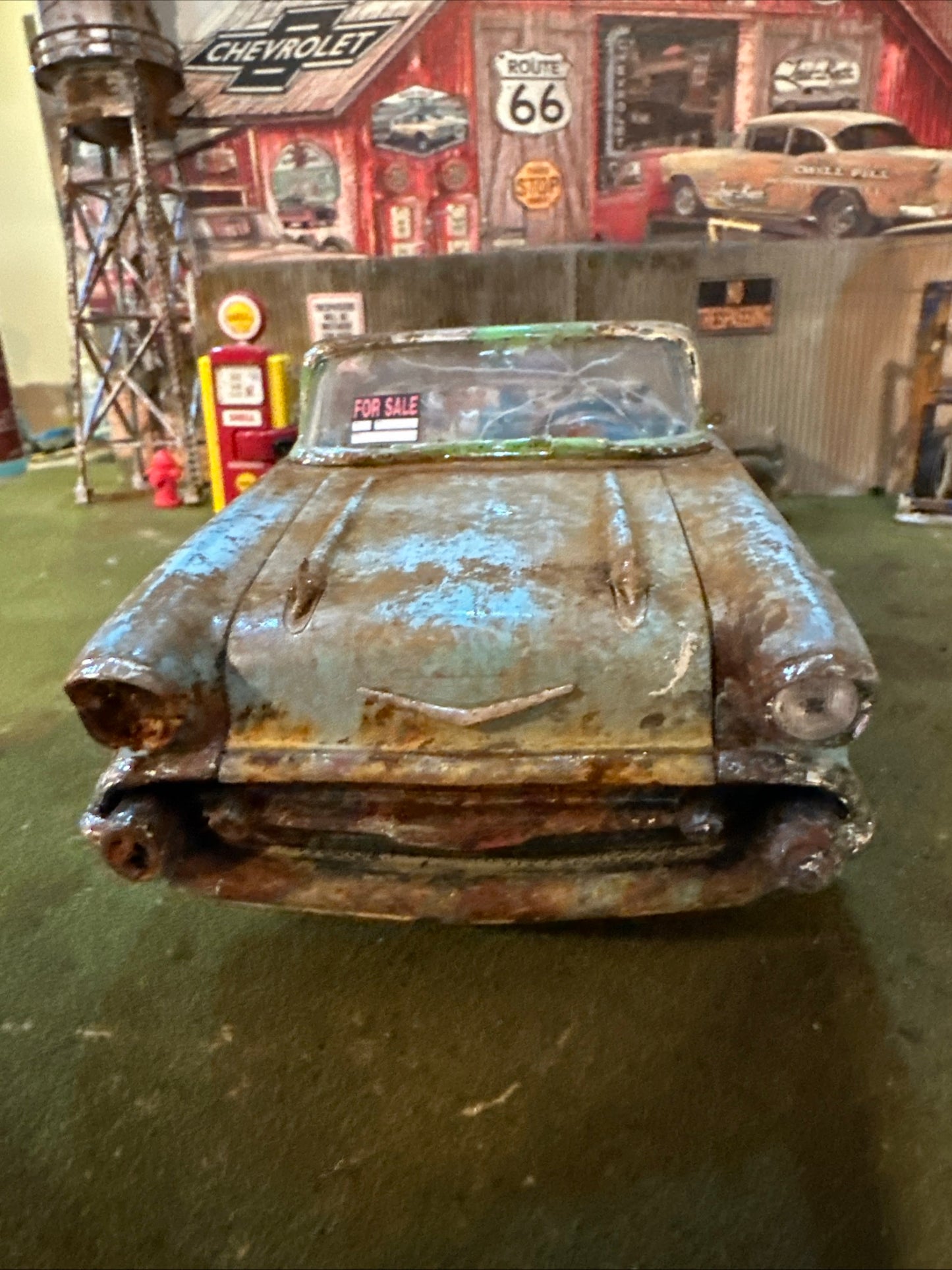 1957 Chevrolet Convertible - Barn Find Cars - 1:18 DIECAST