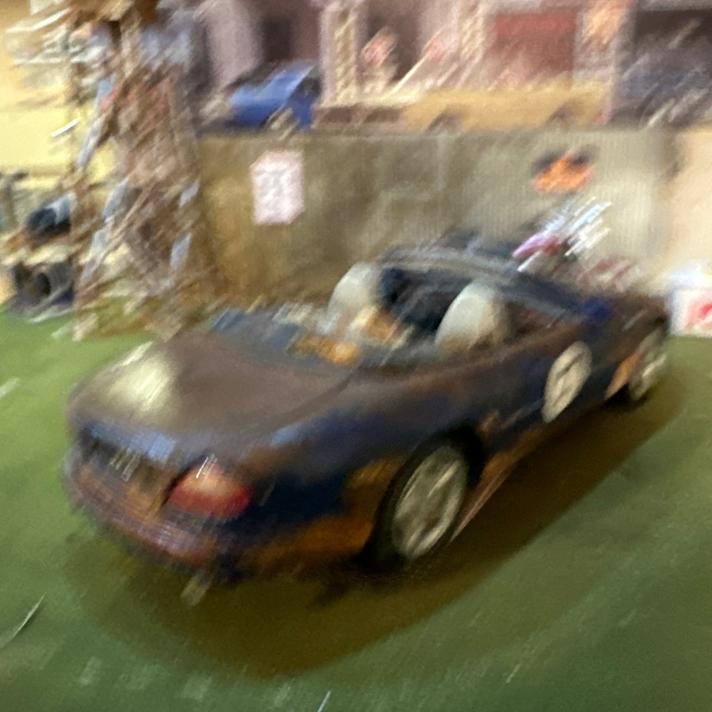 1996 Jaguar XK8 - Barn Find Cars - 1:18 DIECAST - Abused Race Car