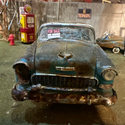 1955 Chevrolet Nomad - Barn Find Cars - 1:24 DIECAST - Danbury Mint - Weathered