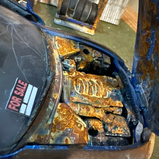 1996 Jaguar XK8 - Barn Find Cars - 1:18 DIECAST - Abused Race Car