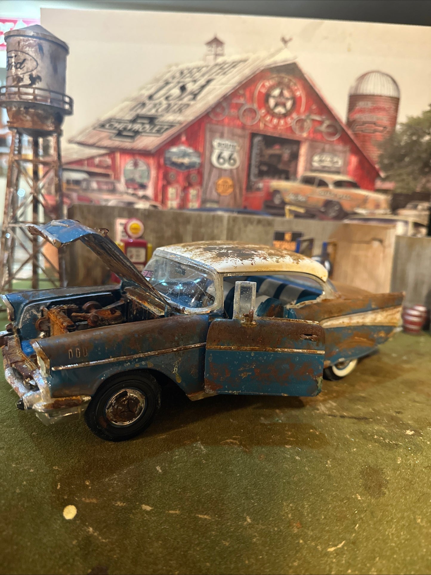 1957 Chevrolet Bel Air - Barn Find Cars - 1:18 DIECAST
