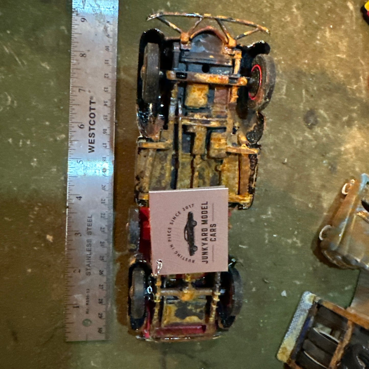 1938 International Harvester Pickup Truck - Barn Find Cars - 1:25 DIECAST - Weathered