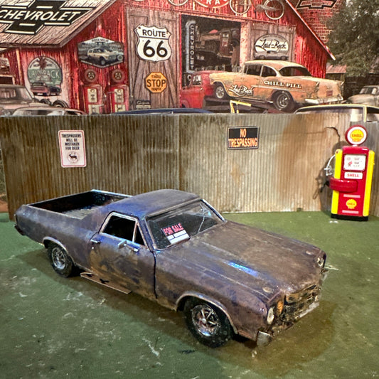 1970 Chevrolet El Camino SS - Barn Find Cars - 1:24 DIECAST