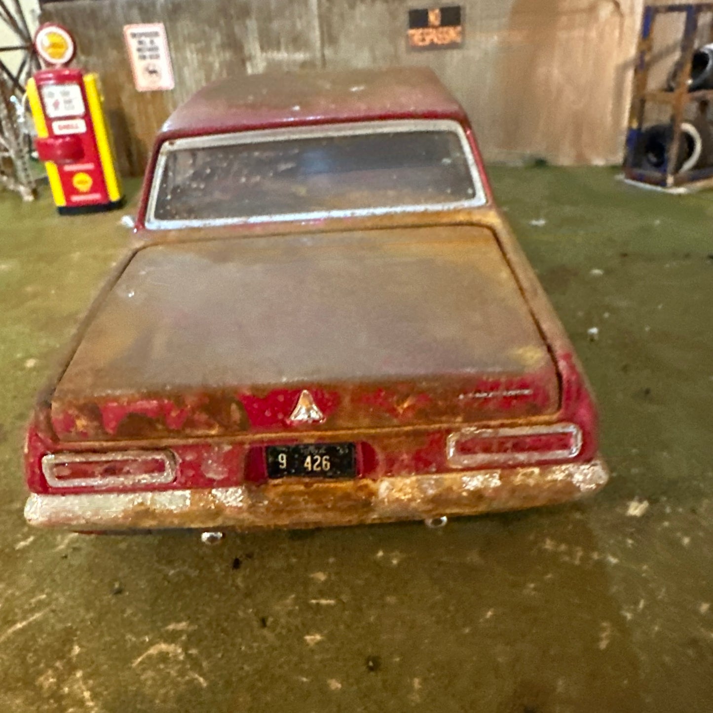 1963 Dodge 330 - Barn Find Cars - 1:18 DIECAST - weathered