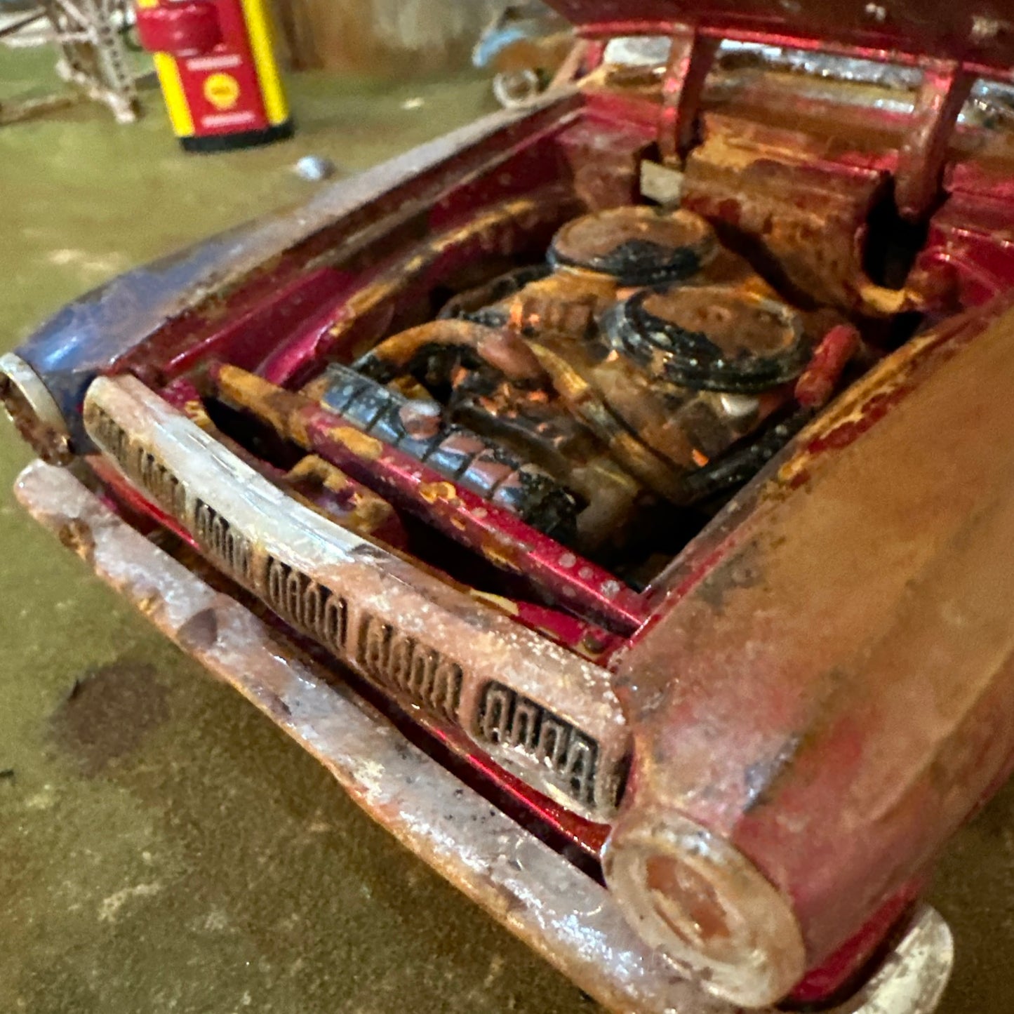 1963 Dodge 330 - Barn Find Cars - 1:18 DIECAST - weathered