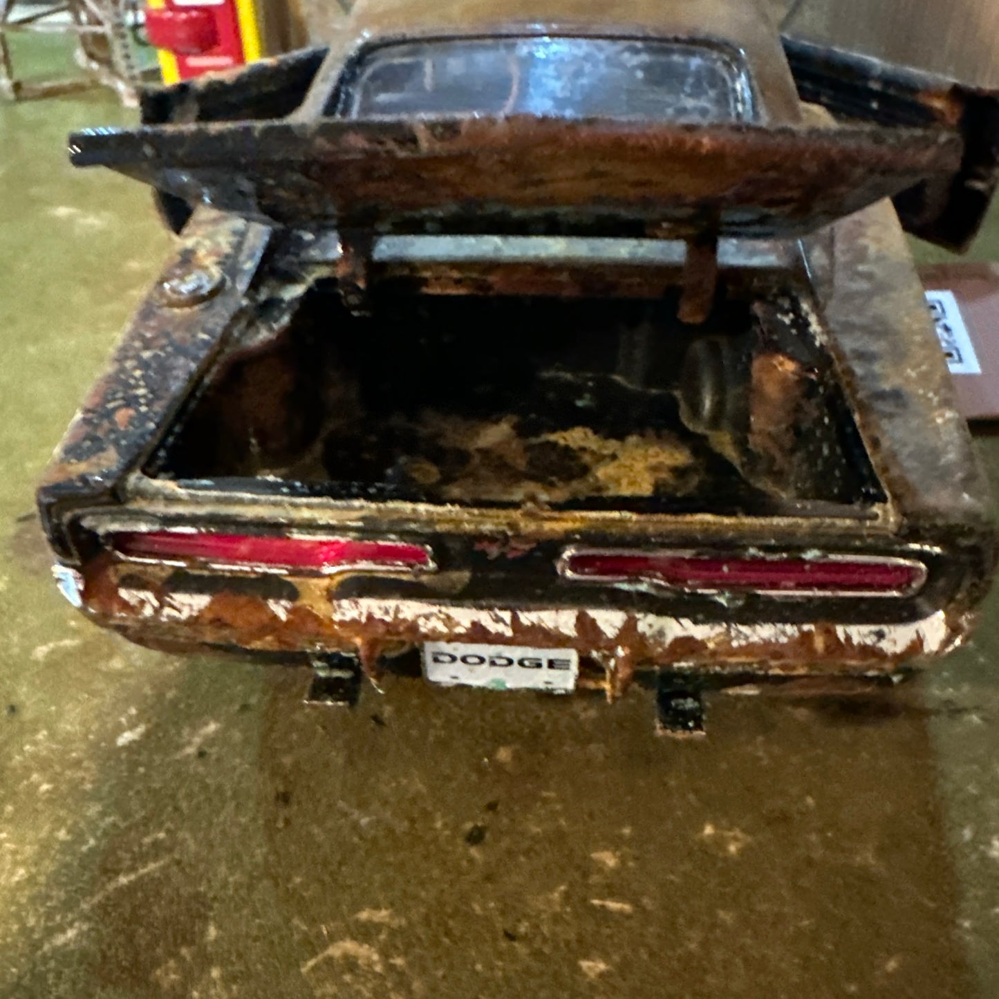 1969 Dodge Charger - Barn Find Cars - 1:18 DIECAST - weathered