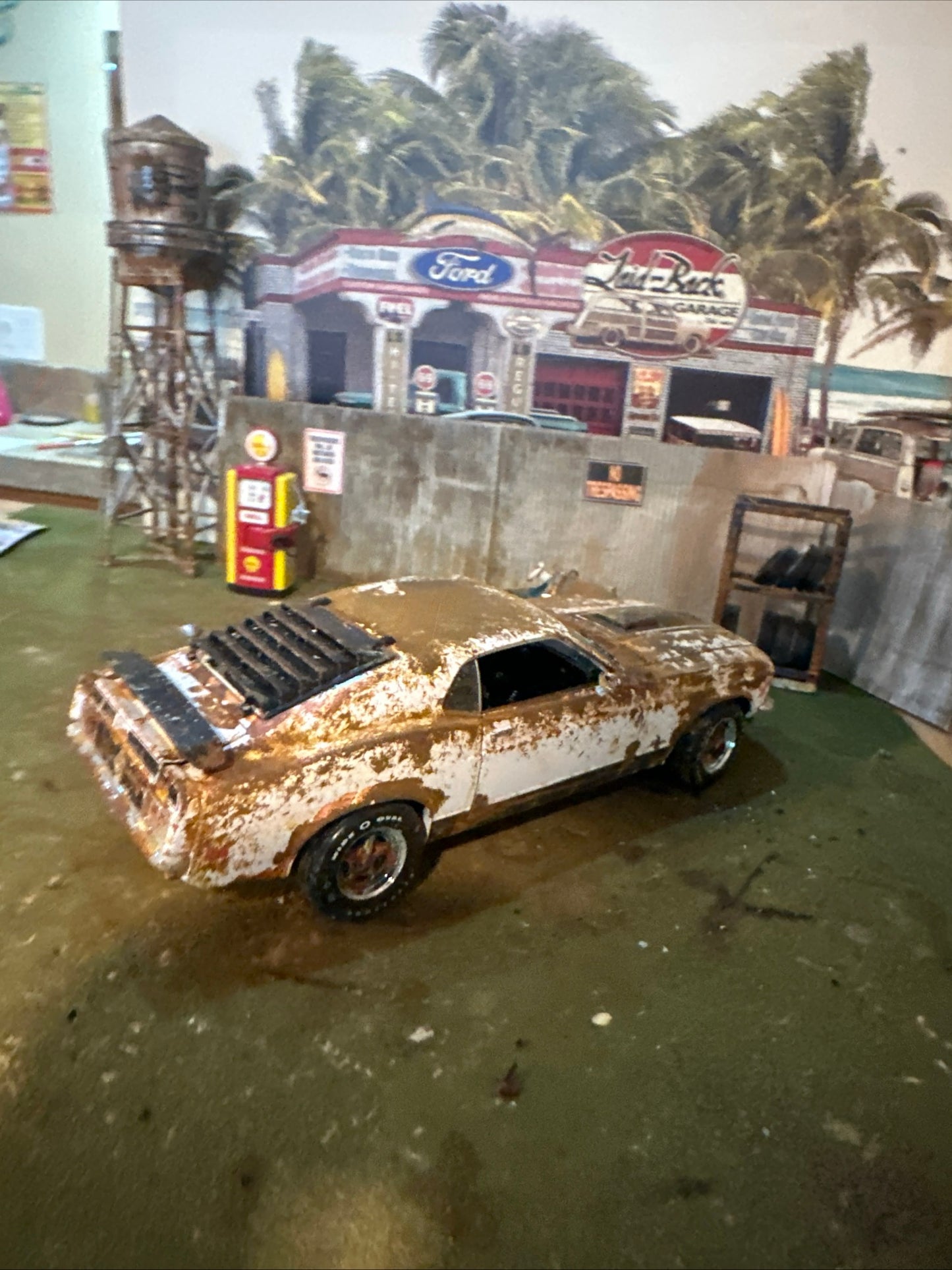 1970 Ford Mustang Mach 1 428 - Barn Find Cars - 1:18 DIECAST - Weathered