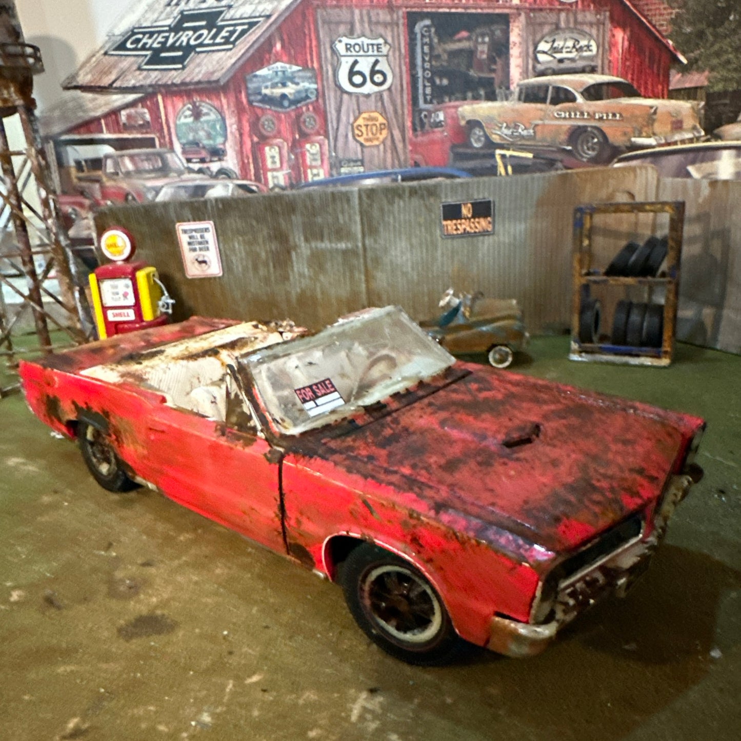 1965 Pontiac GTO - Barn Find Cars - 1:18 DIECAST - Weathered