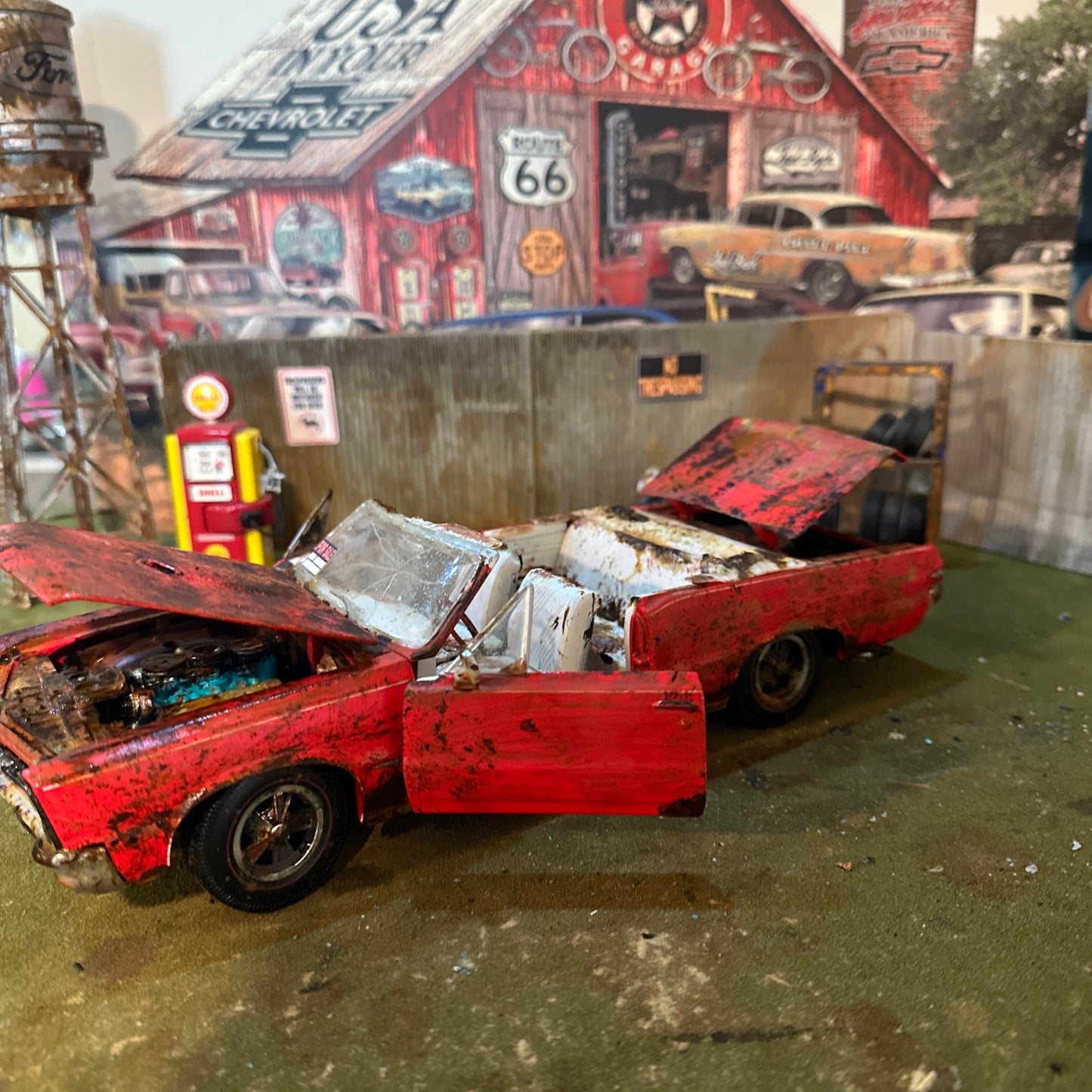 1965 Pontiac GTO - Barn Find Cars - 1:18 DIECAST - Weathered