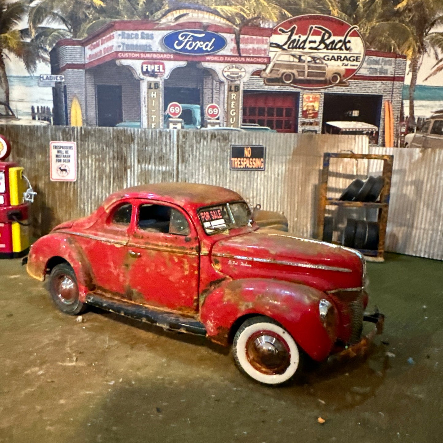 1940 Ford Coupe’ - Barn Find Cars - 1:24 DIECAST - Danbury Mint