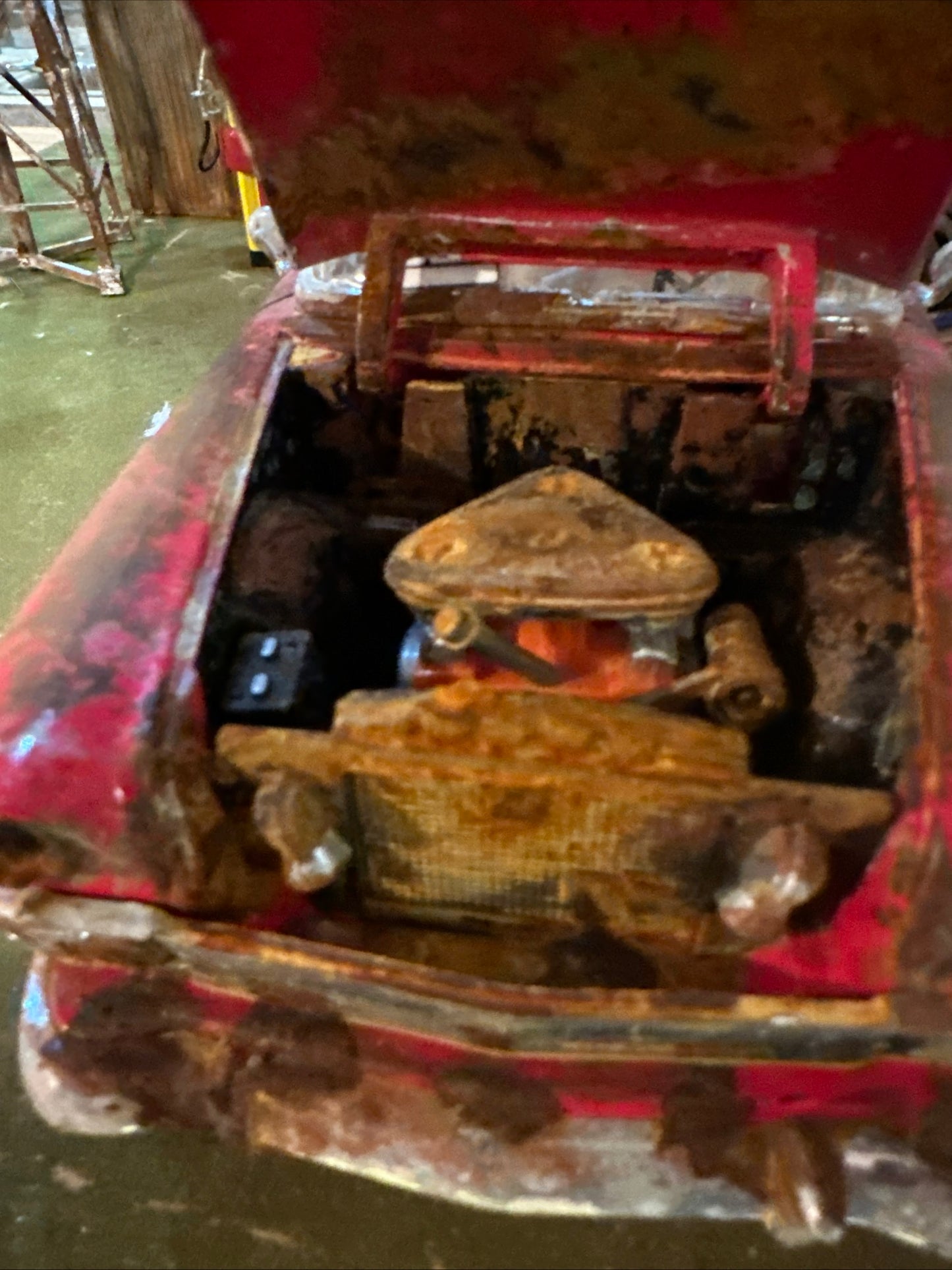 1956 Chevy Bel Air Hardtop - Barn Find Cars - 1:18 DIECAST - Weathered
