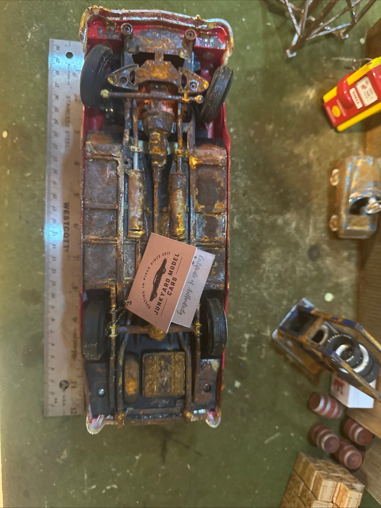 1956 Chevy Bel Air Hardtop - Barn Find Cars - 1:18 DIECAST - Weathered