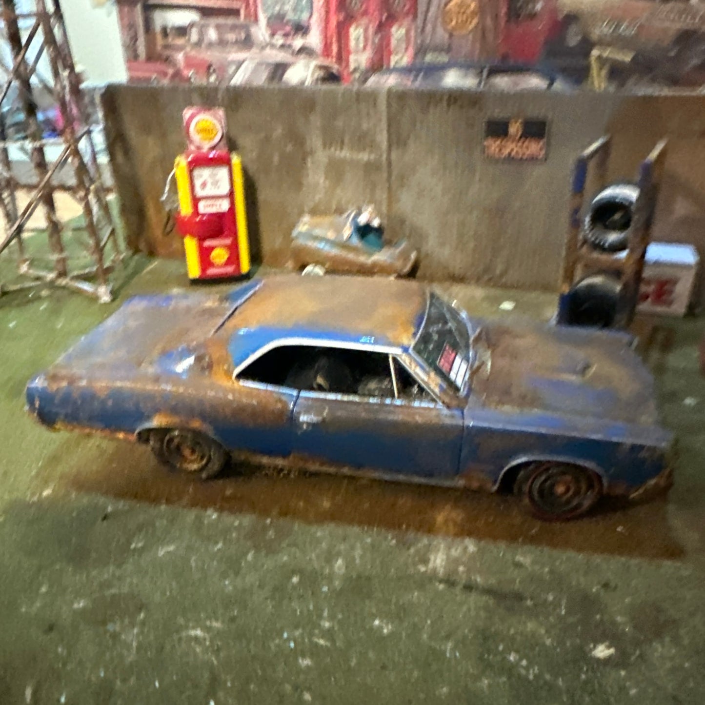 1966 Pontiac GTO - Barn Find Cars - 1:24 DIECAST - Weathered