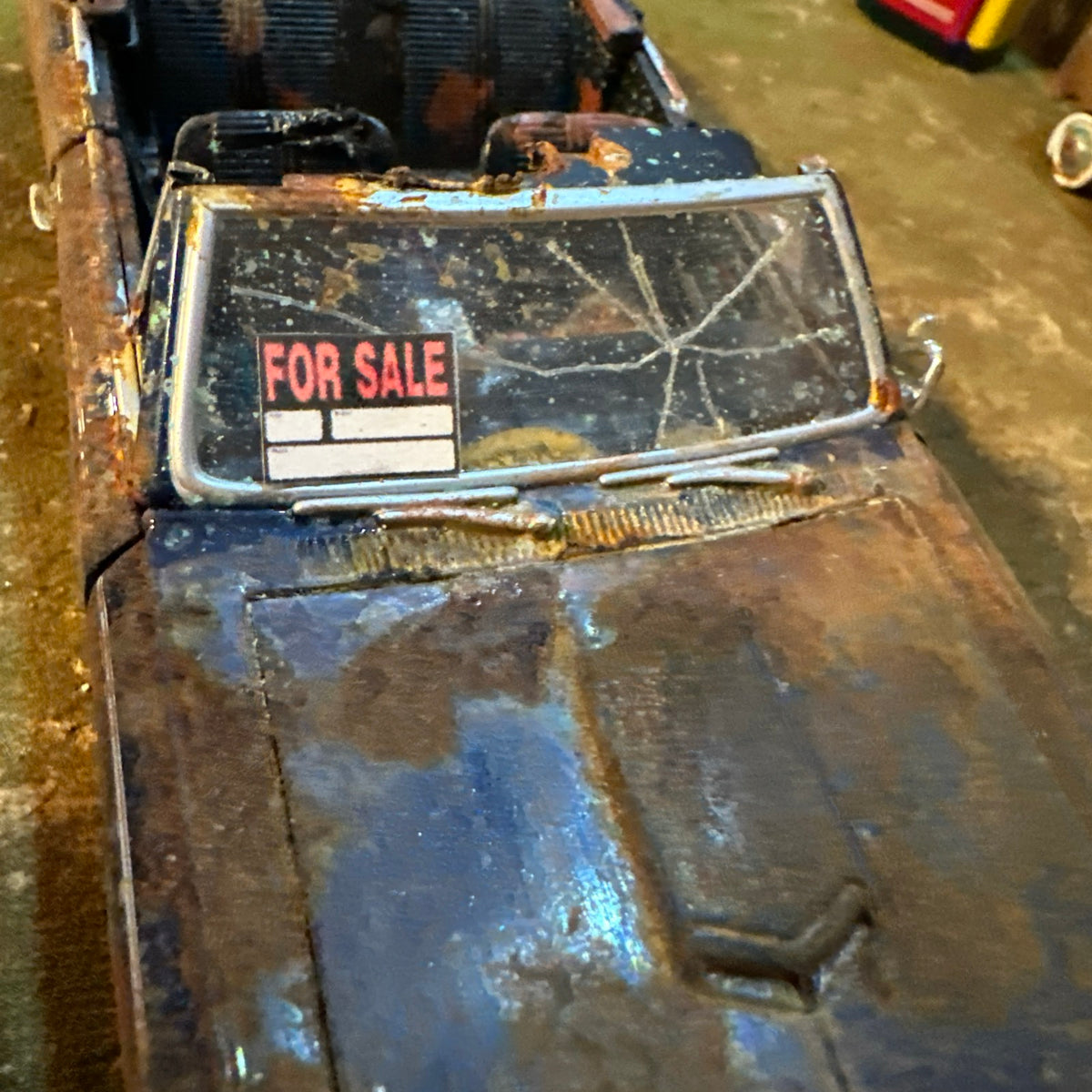 1966 Pontiac GTO - Barn Find Cars - 1:24 DIECAST - Rusted