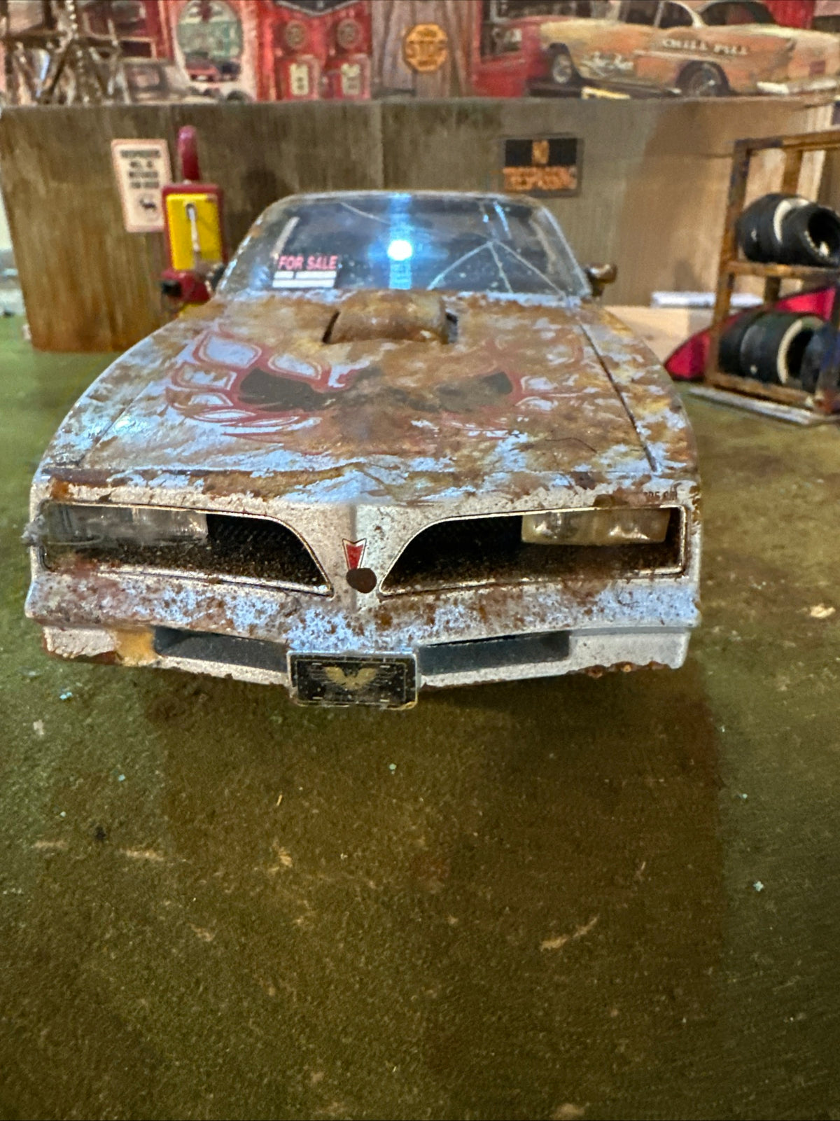 1978 Pontiac T/A - Barn Find Cars - 1:18 DIECAST - Weathered