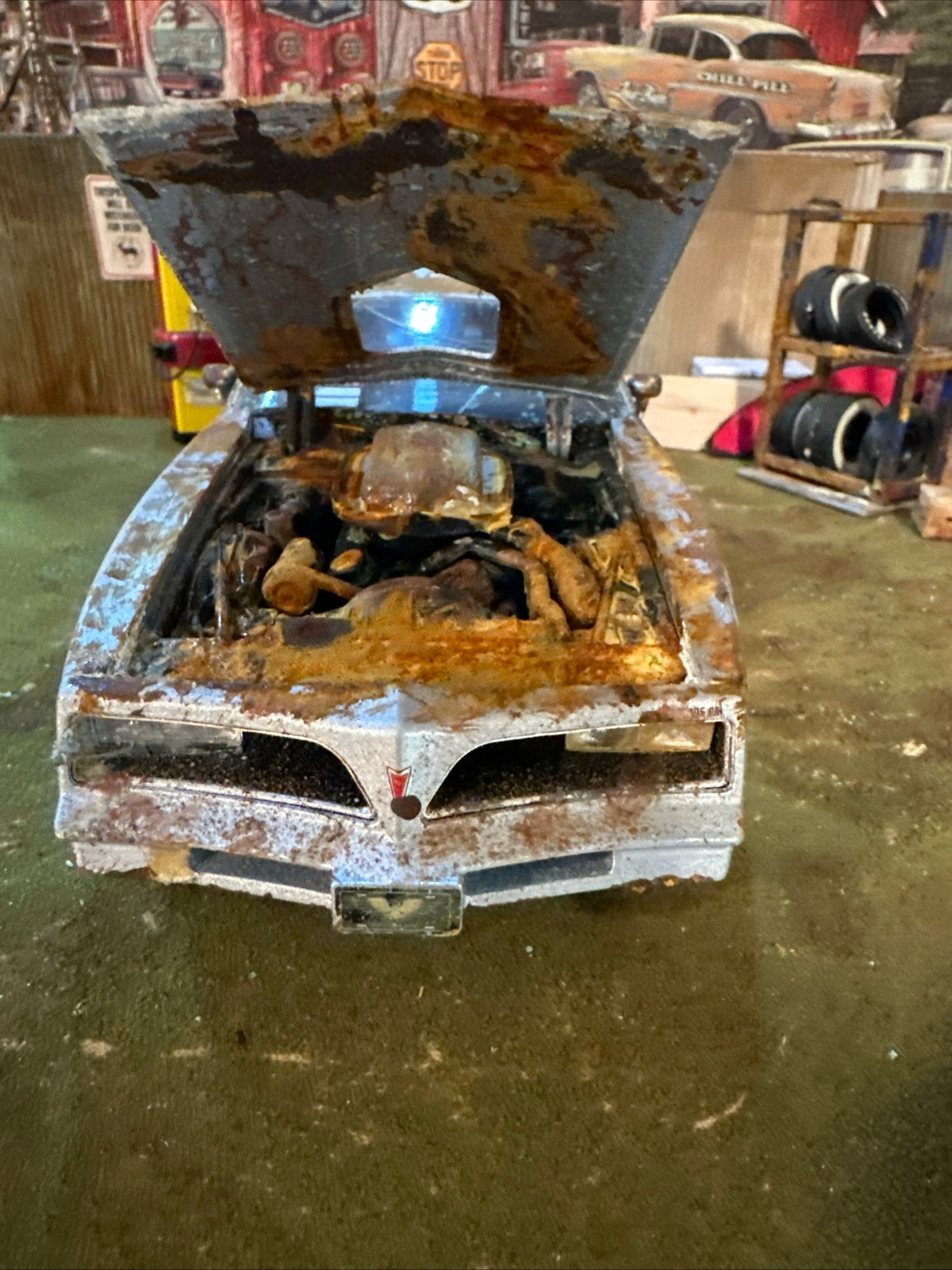 1978 Pontiac T/A - Barn Find Cars - 1:18 DIECAST - Weathered