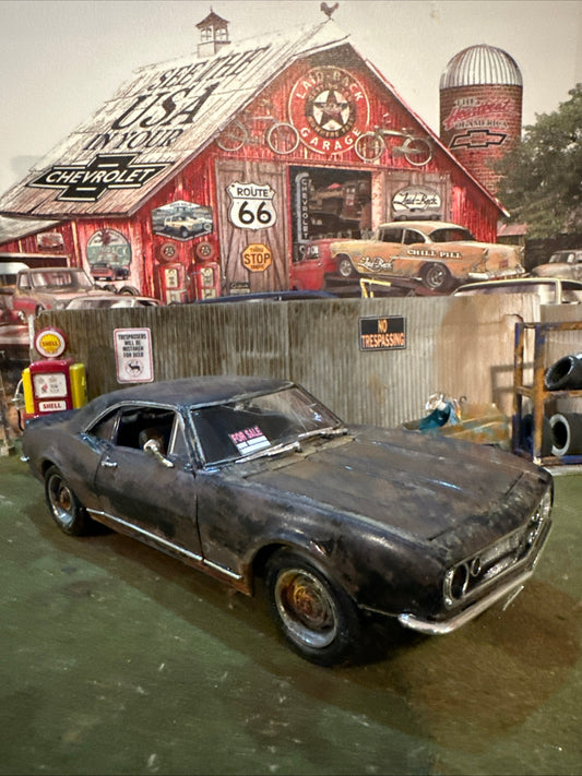 1967 Chevrolet Camaro - Barn Find Cars - 1:18 DIECAST - Weathered