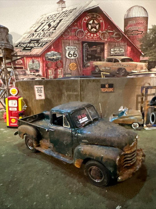 1953 Chevrolet 3100 Pickup Truck - Barn Find Cars - 1:24 DIECAST - Danbury Mint