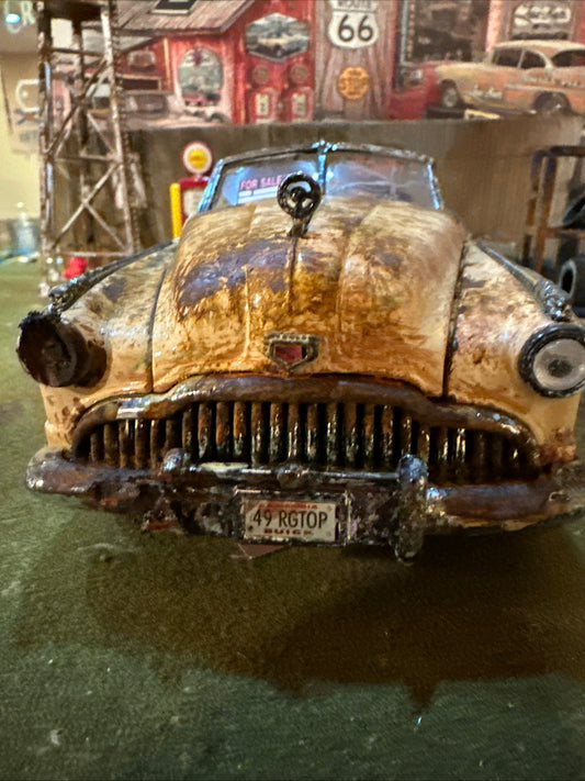 1949 Buick Roadmaster Convertible - Barn Find Cars - 1:18 DIECAST - Weathered