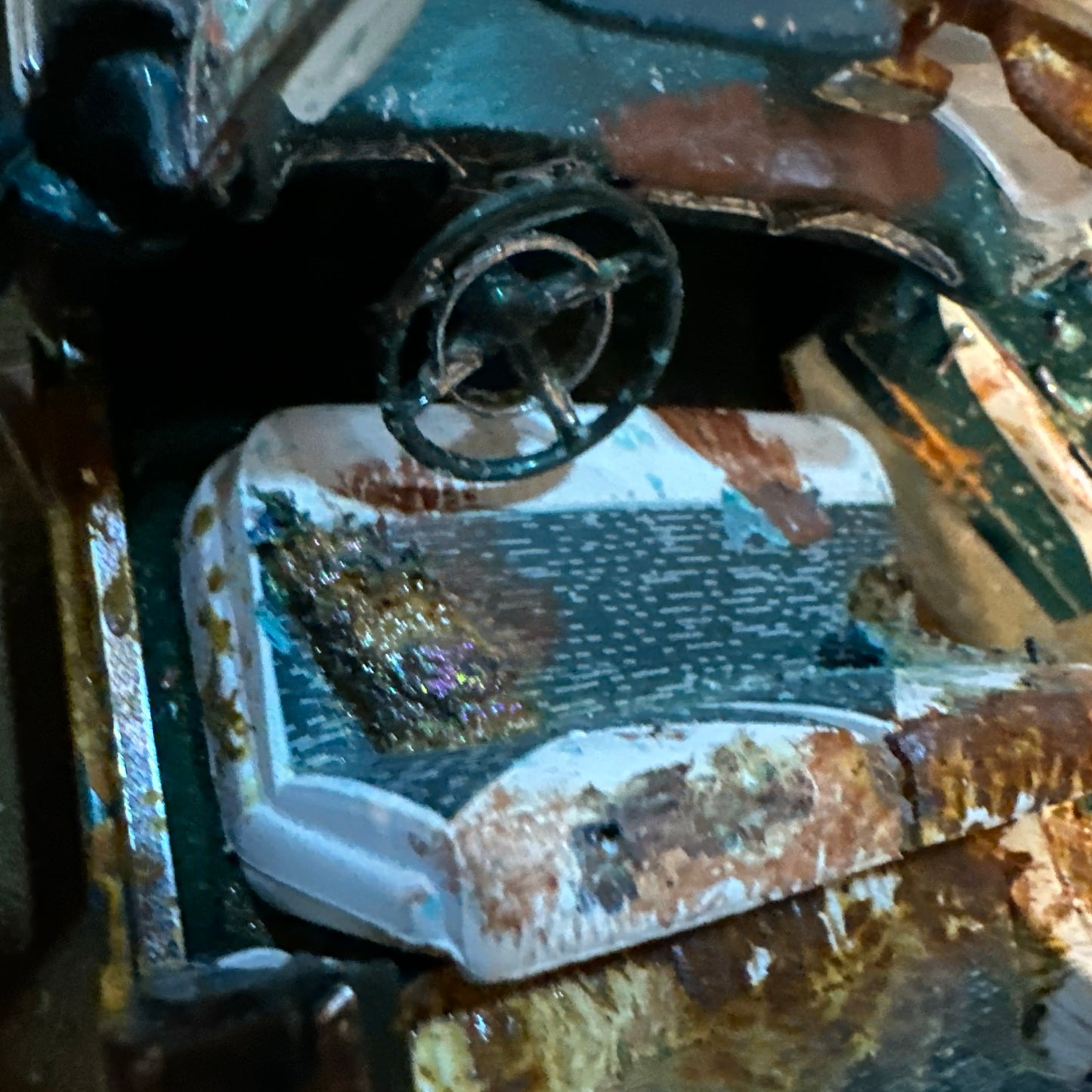 1956 Chevrolet Convertible - Barn Find Cars - 1:24 DIECAST - Franklin Mint - Weathered