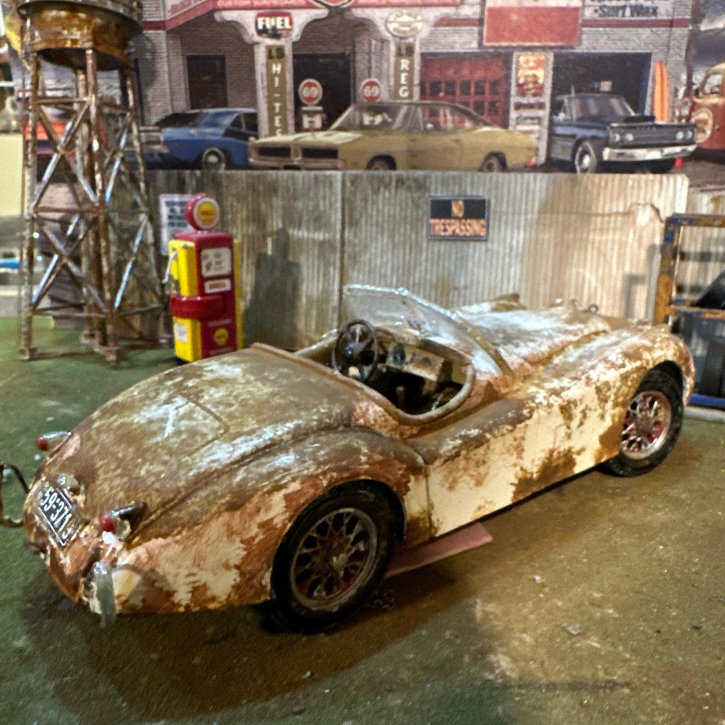 1949 Jaguar XK120 - Barn Find Cars - 1:18 DIECAST