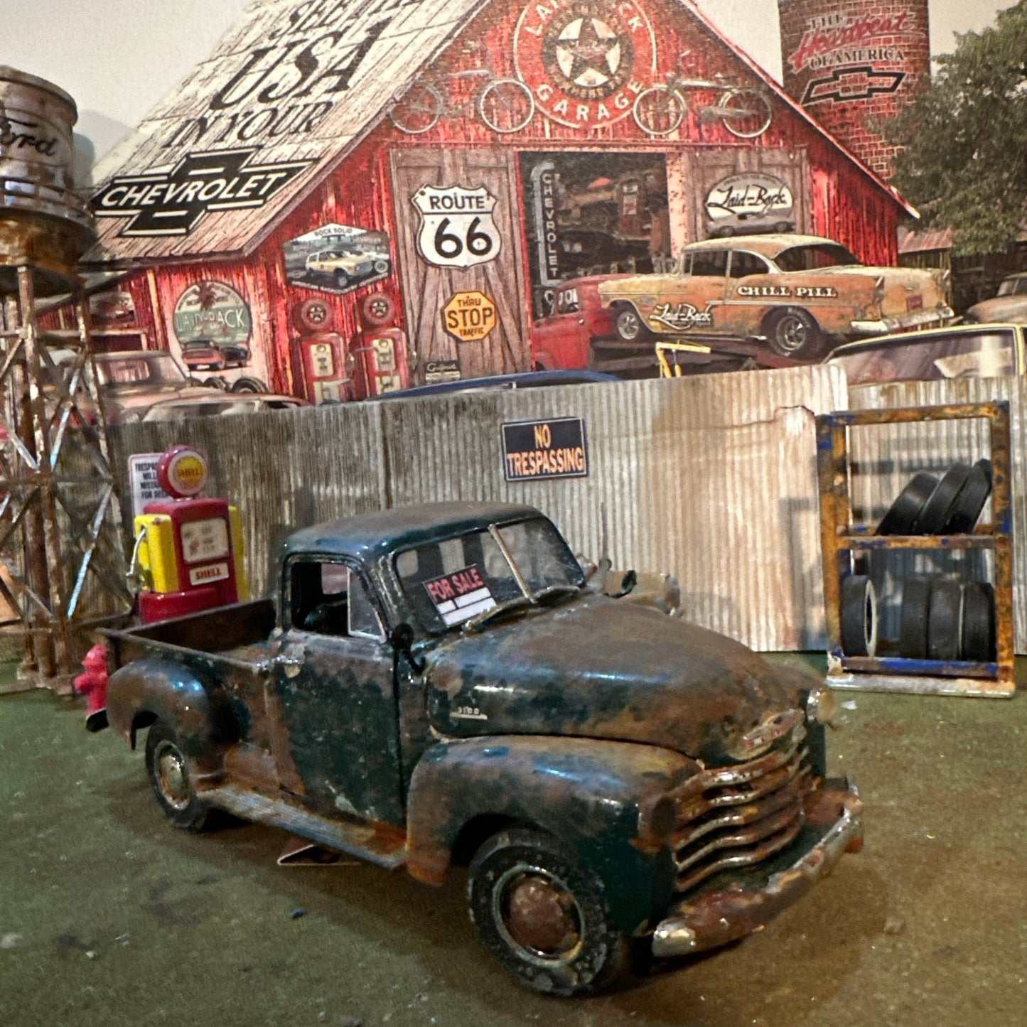 1953 Chevrolet 3100 Pickup Truck - Barn Find Cars - 1:24 DIECAST - Danbury Mint