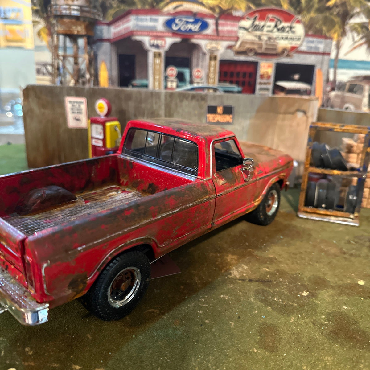 1979 Ford F150 pickup Truck - Barn Find Cars - 1:18 DIECAST - Weathered