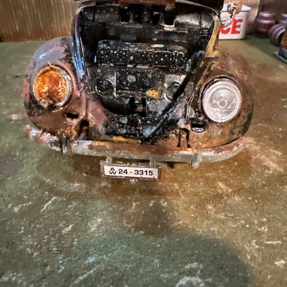 1955 VW Bug - Barn Find Cars - 1:18 DIECAST - Westhered